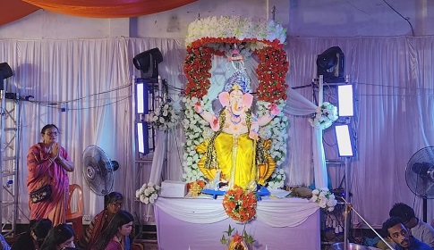 ফরিদপুরে গণেশ পূজা উপলক্ষে নানা আয়োজন