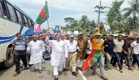বিএনপির ৪৭তম প্রতিষ্ঠা বার্ষিকী উপলক্ষে গৌরনদীতে বর্ণাঢ্য র‌্যালী আলোচনা সভা