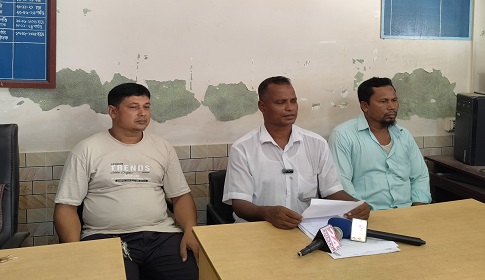 জাল দলিলে জমি দখলের চেষ্টা, ভুক্তভোগীর সংবাদ সম্মেলন