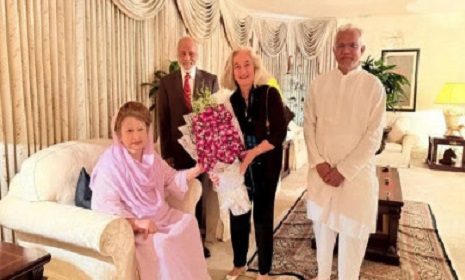 খালেদা জিয়ার সঙ্গে সাক্ষাৎ করলেন ফ্রান্সের বিদায়ী রাষ্ট্রদূত