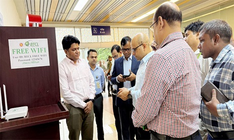 সিলেট বিমানবন্দরে ফ্রি ওয়াইফাই-টেলিফোন সেবা চালু