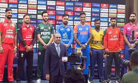 এশিয়া কাপের ট্রফি উন্মোচন