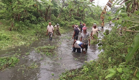 সেচ খালের ‘হাল’ ফেরালো কৃষকরা