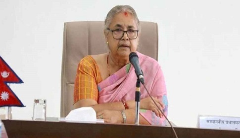 নেপালে বিক্ষোভে হওয়া সহিংসতাকে অপরাধ বললেন সুশীলা কার্কি