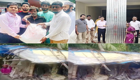 রবি-সুজিতাদের পাশে মানবিক ইউএনও