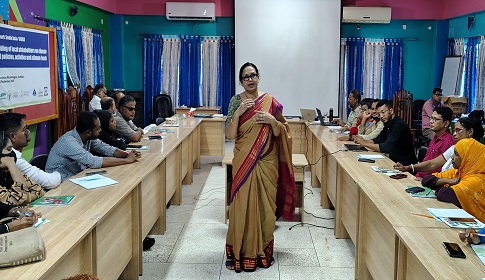 শ্যামনগরে জলবায়ু পরিবর্তনে স্থানীয় অংশিজনদের সক্ষমতা উন্নয়ন বিষয়ক কর্মশালা 