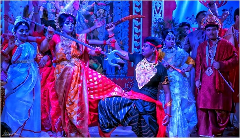 টাঙ্গাইলে হিন্দু ছাত্র মহাজোটের আয়োজনে সমবেত কন্ঠে মহালয়া
