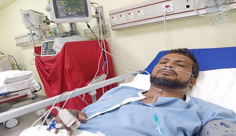 জাতীয় বক্ষব্যাধি হাসপাতালের চিকিৎসা প্রযুক্তিবিদ আনিছুজ্জামান অসুস্থ্য