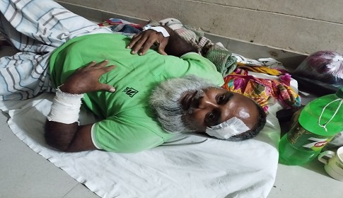 বড়াইগ্রামে সরকারী জায়গার ঘর ভেঙ্গে দিলো ইউএনও, হামলায় পিতা-পুত্র আহত