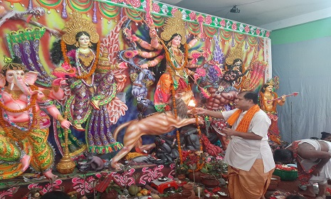 সাতক্ষীরায় শারদীয়া দুর্গাপুজার সমাপ্তি  