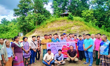 রাইখালীতে বিনামূল্যে রক্তের গ্রুপ নির্ণয় ক্যাম্পেইন অনুষ্ঠিত