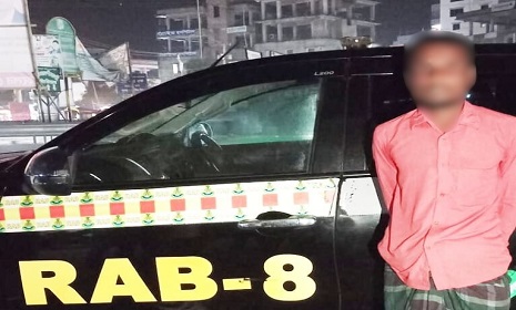 ভাঙ্গায় আলোচিত জাকু হত্যা মামলার আসামি উসমান খা র‌্যাবের হাতে গ্রেপ্তার