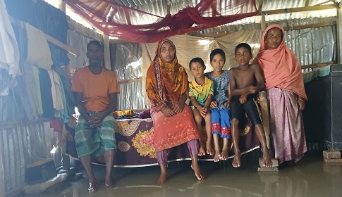 কুড়িগ্রামে তিস্তার প্লাবনে পানিবন্দী ৩ হাজার পরিবার 