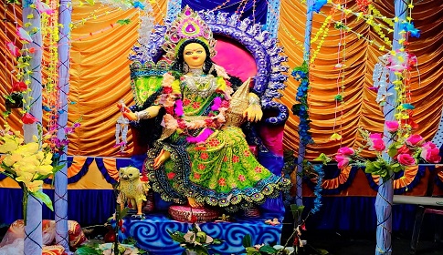 শ্যামনগরে কোজাগরী লক্ষ্মী পূজা ও জেলেখালী ভাই ভাই সংঘের প্রতিষ্ঠাবার্ষিকী পালিত