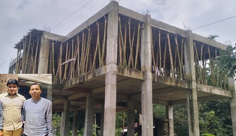শ্রমিকলীগ নেতার বাধায় সরকারি ভবন নির্মাণ কাজ বন্ধ