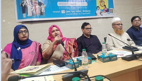 দিনাজপুরে টাইফয়েড প্রতিরোধ টিকা নিয়ে মিডিয়া কর্মীদের কনসালটেন ওয়ার্কশপ