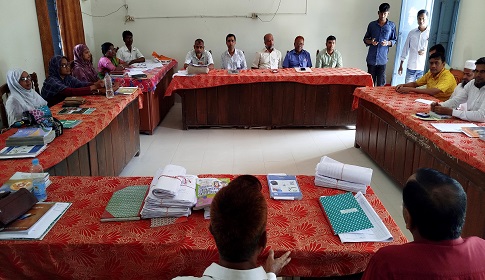 আগৈলঝাড়ায় মাধ্যমিক শিক্ষকদের কর্মবিরতি শুরু