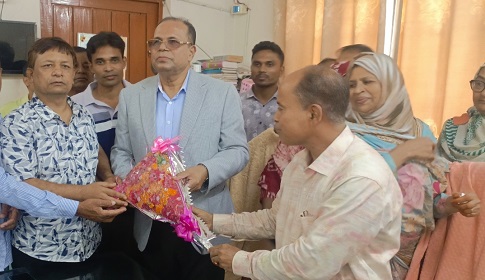 লক্ষ্মীপাশা আদর্শ মহিলা ডিগ্রি কলেজের নবনিযুক্ত সভাপতির মতবিনিময় 