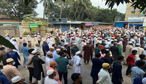 গাজীপুরের শিমুলতলীতে অবৈধ মেলায় লটারীর নামে জুয়ার আসর, বিক্ষোভে উত্তাল জনতা
