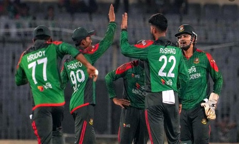 ওয়ানডে সিরিজের প্রথম ম্যাচে বাংলাদেশের দাপুটে জয়