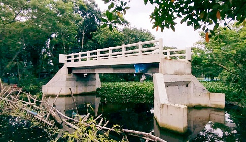 গোড়ায় মাটি না থাকায় কোন কাজে আসছে না কোটি টাকার ব্রিজ