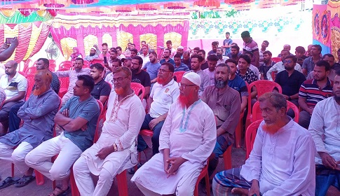 নহাটা বাজার বণিক সমিতি গঠনের প্রয়োজনীয়তা নিয়ে মতবিনিময় সভা