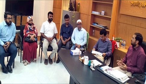 গৌরনদীতে টাইফয়েড টিকাদান কর্মসূচীর অবহিতকরণ সভা