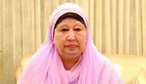 খালেদা জিয়াকে প্রার্থী ঘোষণা করায় দিনাজপুরে আনন্দ মিছিল