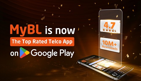 প্লে­স্টোরে বাংলাদেশের সর্বোচ্চ রেটিং অর্জন করল বাংলালিংকের ‘মাইবিএল সুপার অ্যাপ’