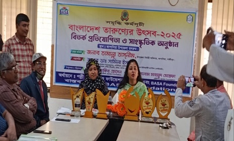 কাপাসিয়ায় 'বাসার' আয়োজনে বিতর্ক প্রতিযোগিতা