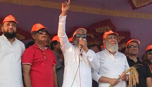 শ্রীনগরে বিপ্লব ও সংহতি দিবস উপলক্ষে শেখ মোহাম্মদ আব্দুল্লাহর নেতৃত্বে র‌্যালি 