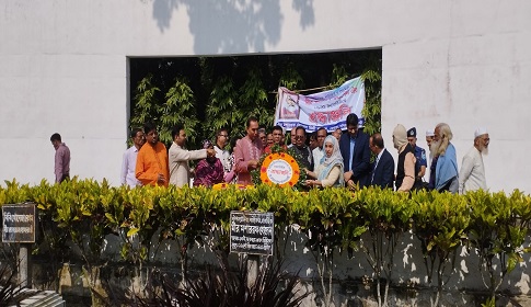 রাজবাড়ীতে সাহিত্যিক মীর মশাররফ হোসেনের ১৭৮তম জন্মবার্ষিকী উদযাপন