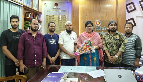 ফুলপুরে ইউএনও'র সাথে সাংবাদিকদের মতবিনিময় 