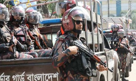রাজধানীসহ আশপাশে আইন-শৃঙ্খলা রক্ষায় ১২ প্লাটুন বিজিবি মোতায়েন