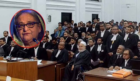 মানবতাবিরোধী অপরাধে শেখ হাসিনার মামলার রায় পড়া চলছে
