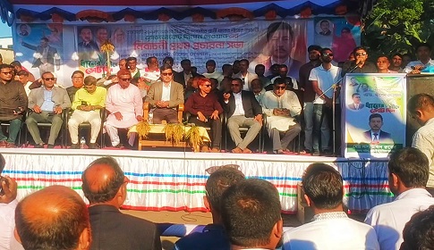 কাপ্তাইয়ে দীপেন দেওয়ানের নির্বাচনী প্রচারণা সভা অনুষ্ঠিত