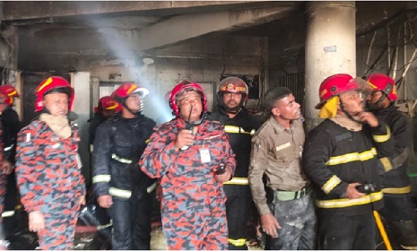 বাংলাদেশ মেডিকেল বিশ্ববিদ্যালয় হাসপাতালে আগুন