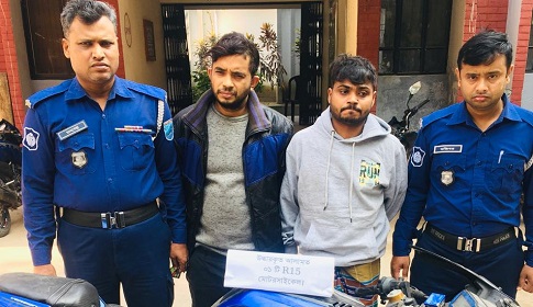 আন্তঃজেলা মোটরসাইকেল চোর চক্রের ৩ সদস্য গ্রেফতার