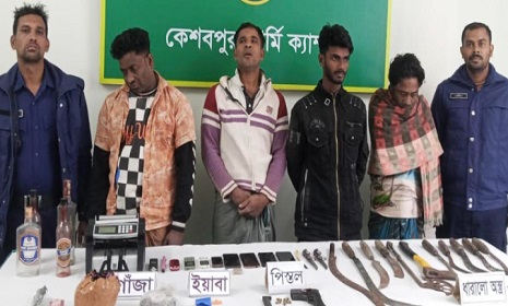 যশোরে জুলাইযোদ্ধা, যুবদল নেতাসহ আটক ৪, অস্ত্র ও মাদক উদ্ধার