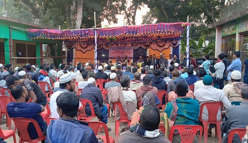 সালথার বল্লভদীতে পুলিশের আইন শৃঙ্খলা বিষয়ক মতবিনিময়