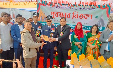 সুবর্ণচরে মহান বিজয় দিবস উপলক্ষে মুক্তিযোদ্ধাদের সংবর্ধনা