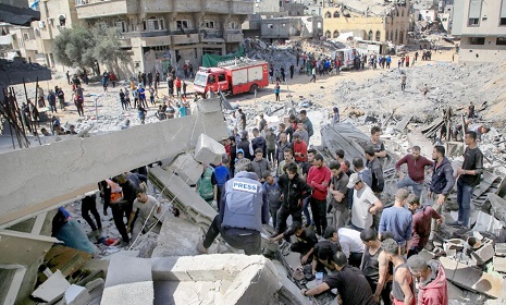 গাজার ধ্বংসস্তূপে একদিনে মিলল ৯৪ জনের দেহাবশেষ