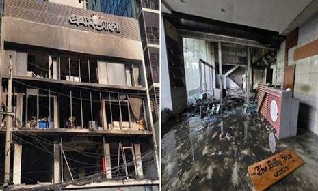 প্রথম আলো ও দ্য ডেইলি স্টারে হামলার ঘটনায় গ্রেপ্তার ৯