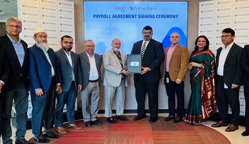 প্রাইম ব্যাংক-এর পে-রোল সেবা নেবে ফেইম গ্রুপ