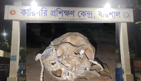 বরিশালে পুরনো কঙ্কাল উদ্ধার, আতঙ্ক