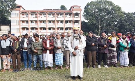 রাজবাড়ীতে খালেদা জিয়ার গায়েবানা জানাযা অনুষ্ঠিত 