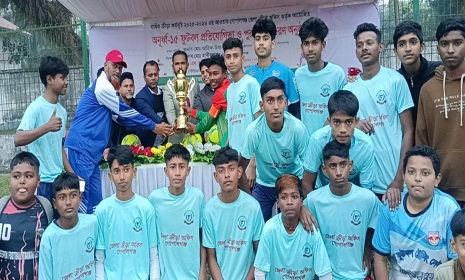 গোপালগঞ্জে অনূর্ধ্ব ১৫ ফুটবল প্রতিযোগিতা