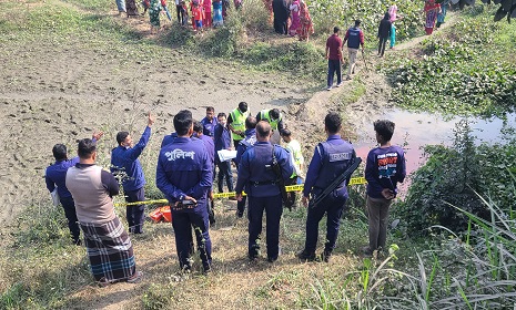 নগরকান্দায় গলাকাটা অজ্ঞাত যুবকের পরিচয় শনাক্ত