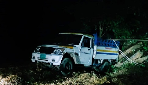 পিকআপ খাদে পড়ে রাঙ্গামাটিতে ২ শ্রমিকের প্রাণহানি