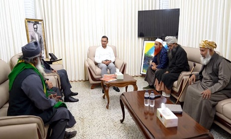 তারেক রহমানের সঙ্গে জমিয়তে উলামা ইসলাম বাংলাদেশ দলের সাক্ষাৎ